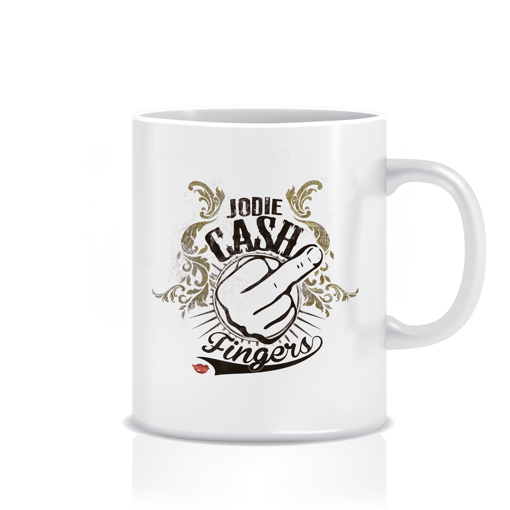 Taza- logo Jodie Cash Fingers