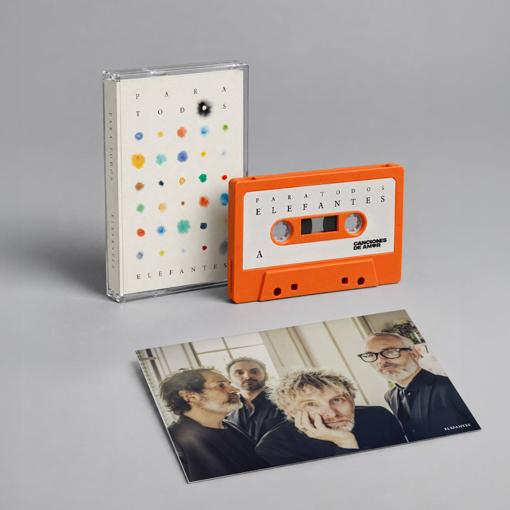Elefantes - Pack 5: Cassette + postal firmada
