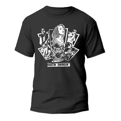 Camiseta - gira primer disco Rollin' Swingin' Jodie Cash Fingers