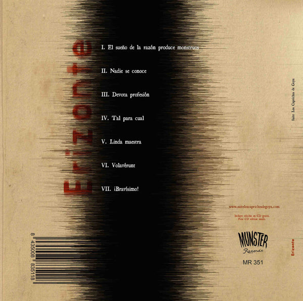 ERIZONTE - Suite los caprichos de Goya (LP +CD)