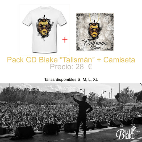 Pack CD Blake - Talismán + Camiseta