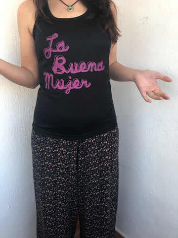 Camiseta tirantes (Mujer) - La buena Mujer
