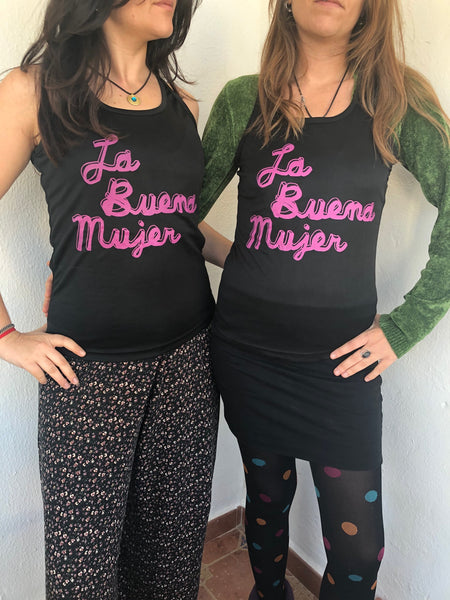 Camiseta tirantes (Mujer) - La buena Mujer